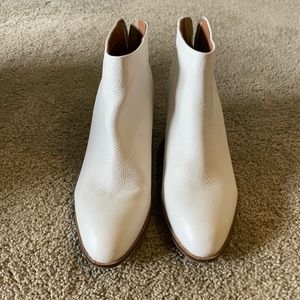 Seychelles Womens Floodplain Bootie White Leather 8 M